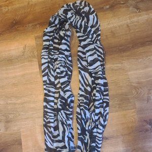 Zebra themed scarf